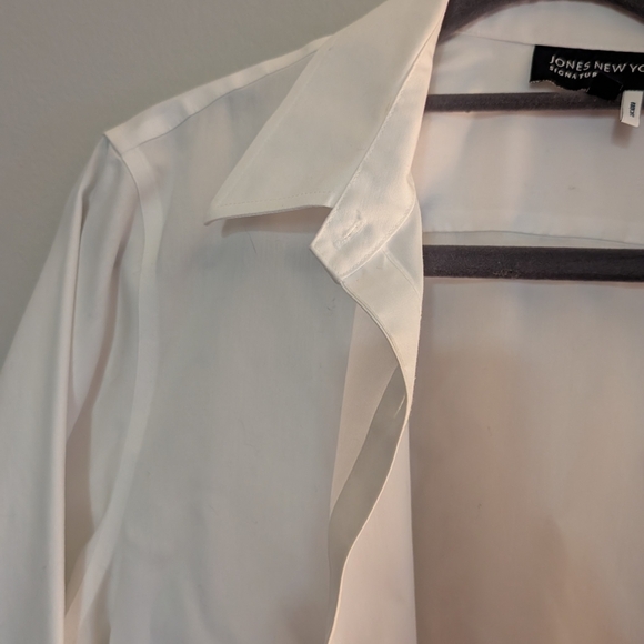 Jones New York Ladies Classic Button-Up Shirt SZ Large - Picture 3 of 6